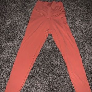 Aerie offline orange real me 7/8 Hi rise leggings size S